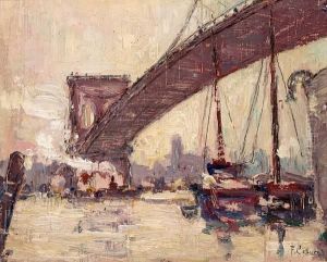 Under The Brooklyn Bridge by Frank Coburn