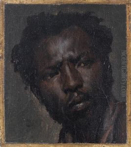 Tete D'homme Noir by Leon-Mathieu Cochereau