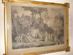 Le Mariee De Village (the Village Bride) by Charles-Nicolas I Cochin