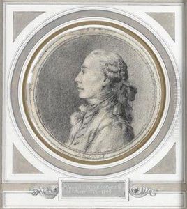 A Portrait Of A Young Man by Charles-Nicolas I Cochin