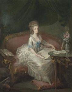 Portrait De Marie-antoinette by Charles Nicolas Cochin Le Jeune