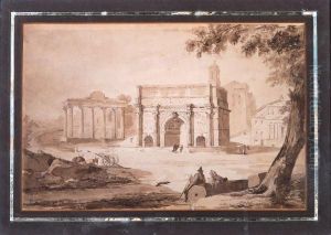"arco Del Triunfo Y Ruinas Romanas" by Cockburn, James Pattison