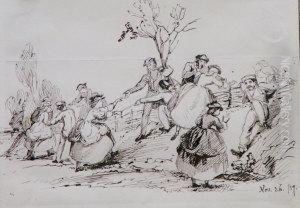 Paper Chase, 
Hampton Court by Samuel Pepys Cockerell