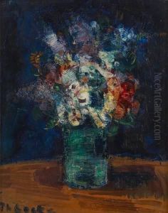 Vase Fleuri by Philibert Cockx