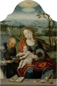 The Holy Family by Pieter Coecke Van Aelst
