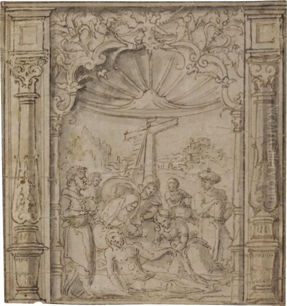 The Lamentation At The Foot Of The Cross - view 1