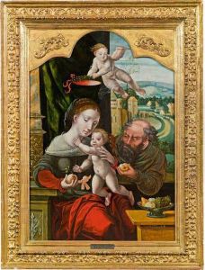 Die Heilige Familie by Pieter Coecke Van Aelst