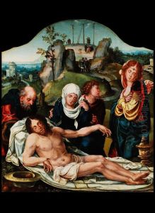 Die Beweinung Christi by Pieter Ii Coecke Van Aelst