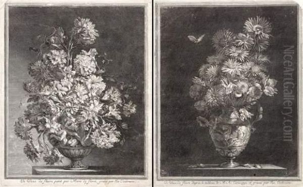 Vase De Fleurs D'apres Caravage. - view 1
