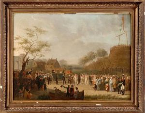 Joyeuse Entree De Willem Ier A Gand by Constantin Fidele Coene