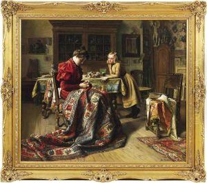 Mending The Rug by Jean-Baptiste Coene