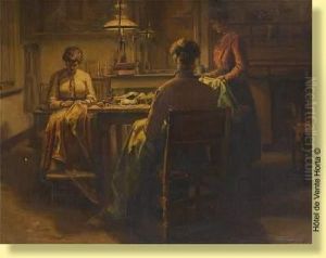 Les Ravaudeuses A La Lueur