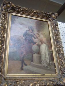 Attention From A Suitor by Charles Alexandre Coessin de la Fosse