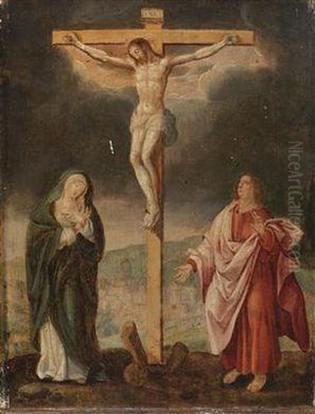 The Crucified Christ With Subsidiaryfigures - view 1