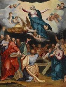 The Assumption Of Mary by Marcellus Coffermans