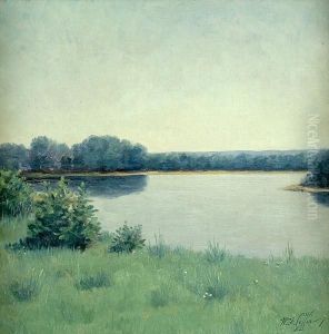 View Of A Pond by William Anderson Coffin