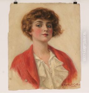 Cover-girl In Red Sweater