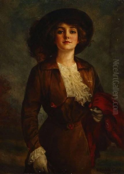 Holding A Red Coat - view 1