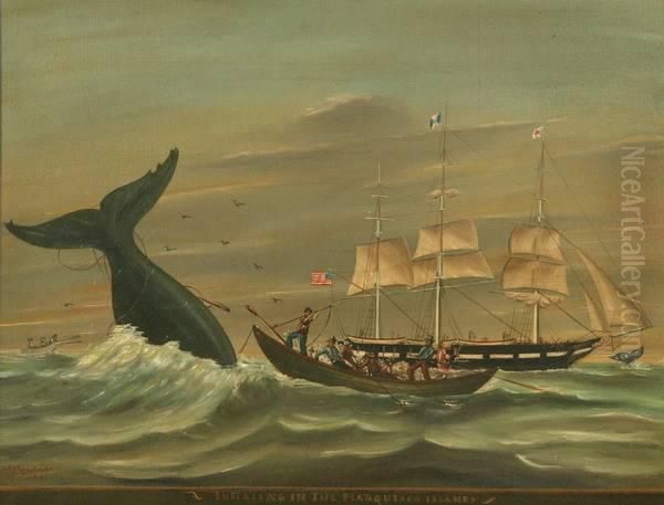 Whaling In The Marqueses Island - view 1