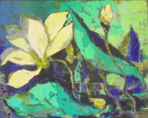 Abstract Floral Composition by John I. Coggeshall