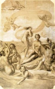 Nascita Di Venere by Francesco Coghetti