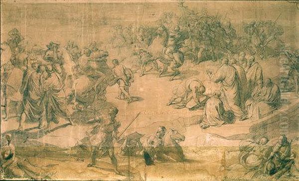 Studio Per La Battaglia Di Pontemilvio - view 1