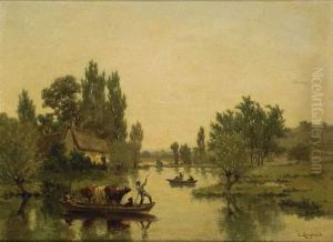 Le Passage Du Gue by Louis Coignard