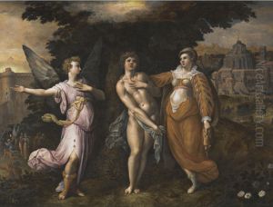 An Allegory Of Religious Life by Gillis Coignet
