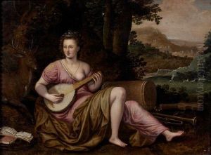 < L'allegorie De La Musique >. by Gillis Coignet