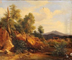Paysage Aux Canards by Jules Louis Phillipe Coignet