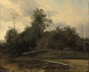 A Liaison At The Edge Of The Forest by Jules Louis Phillipe Coignet