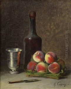 Nature Morte A La Timbale Et Aux Peches by Marie Coignet