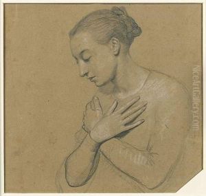 Jeune Fille, Les Mains Croisees