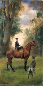 Gentildonna A Cavallo by Arturo Marion Colavini