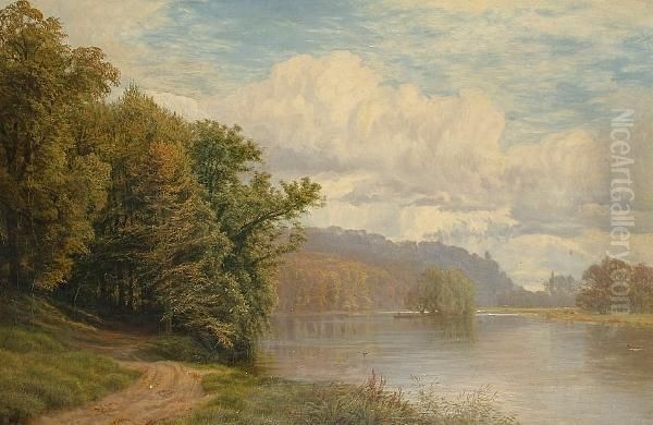 Cliveden Ferry On Thames - view 1
