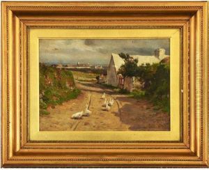 Geese / Irish Country Lane by Chisolm Cole