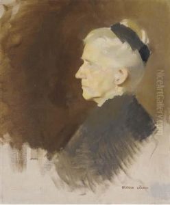 Portrait Of The Artist's Mother by James William Cole