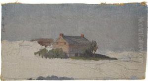 House And Trees by Thomas Cole
