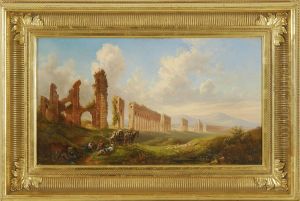 Italian Ruins by Thomas Cole