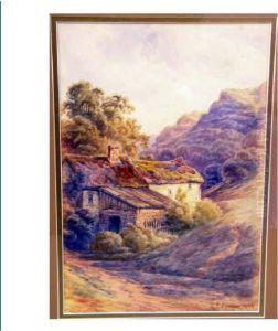 Landscape With Farm Buildings by A. Coleman