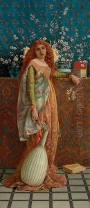 Lute Player by Charles Caryl Coleman