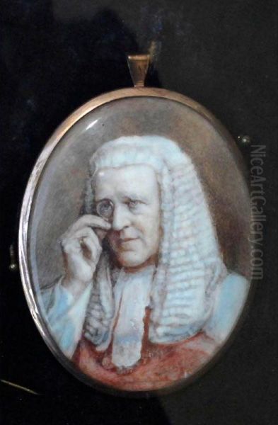 Portrait Miniature Of Lord Chief Justice Coleridge - view 1