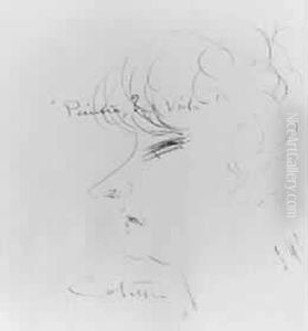 Saint-sauveur-en-puisaye 1873 -
 Autoportrait De Profil (n.d.)
