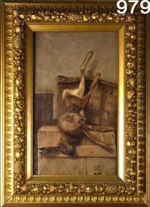 Natura Morta Con Lepre. by Giovanni Coli