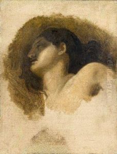 Etude De Tete De Femme by Alexandre-Marie Colin