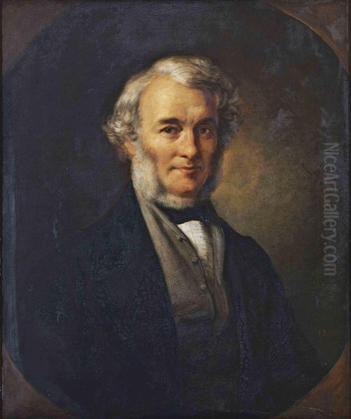 Portrait Of Richard Cobden, M.p. (1804-1865), Half-length, In A Black Coat And A Grey Waistcoat - view 1