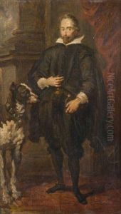 Portrait Du Duc Wolfgang-wilhelm De Pfalz-neuburg, D'apres Antonvan Dyck by Alexandre-Marie Colin