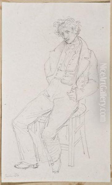 Homme Assis Sur Une Chaise - view 1