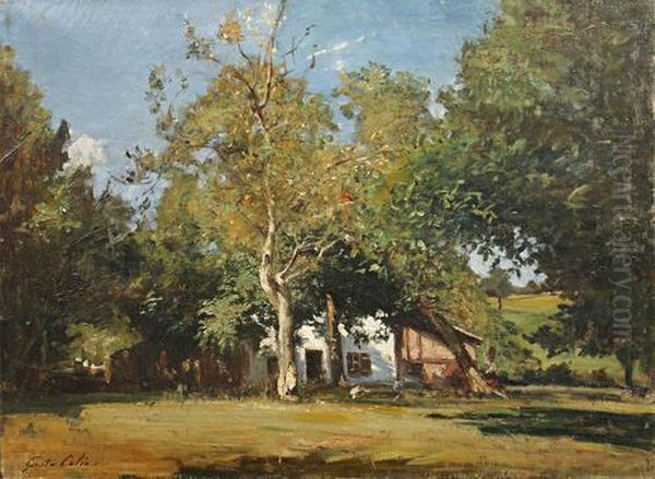 Landscape With Cottage And Garden - view 1