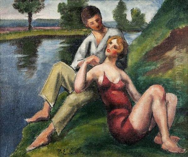 Au Bord De L'etang. - view 1